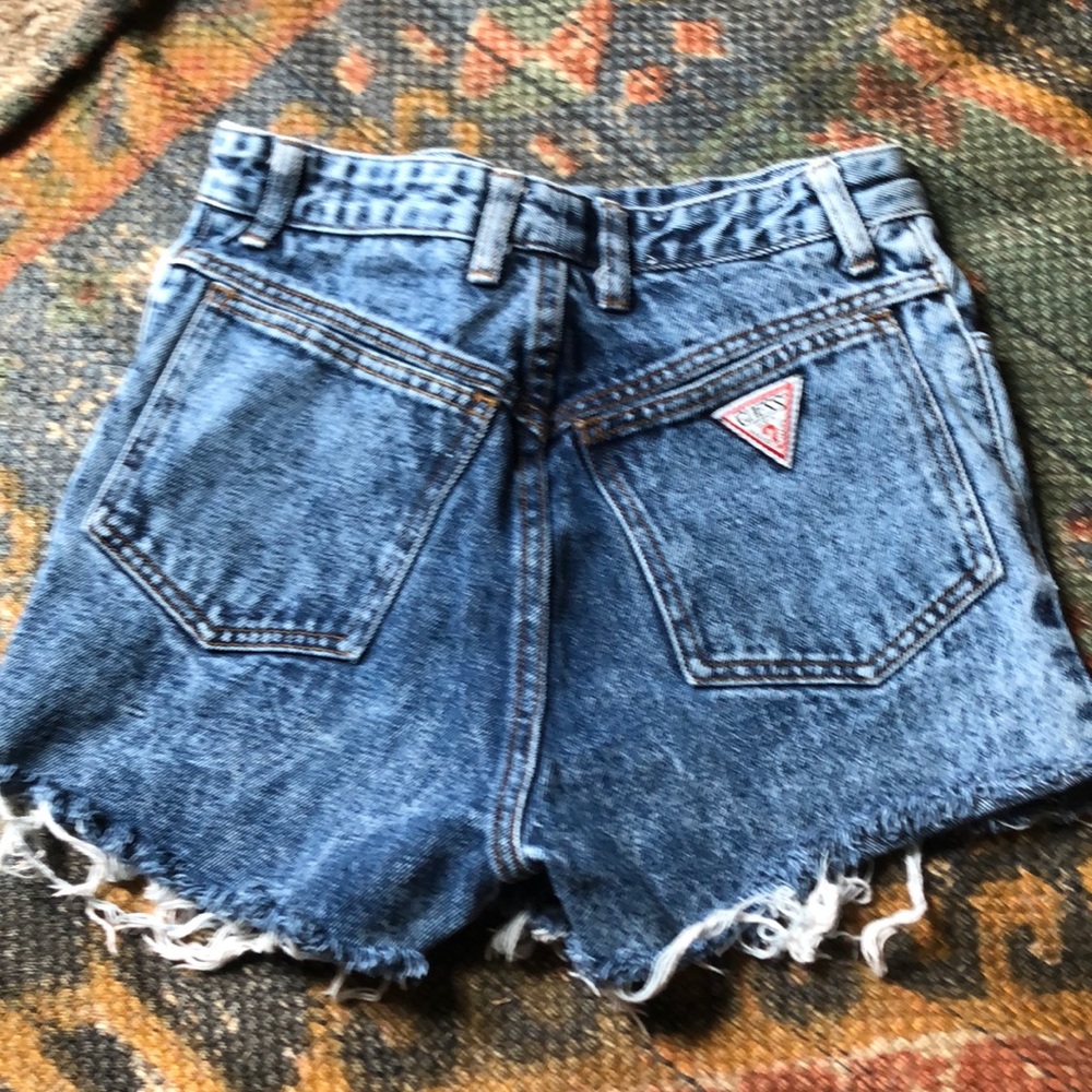 Vintage guess denim shorts